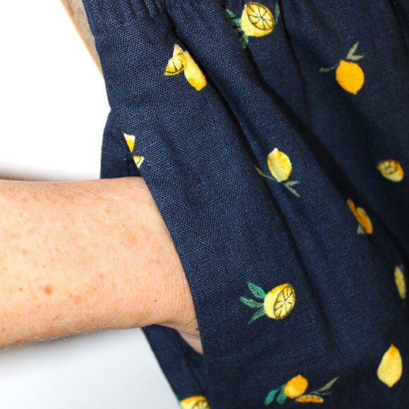 J. Crew Lemon Print 2-Pocket Mini Skirt - Picture 4 of 9